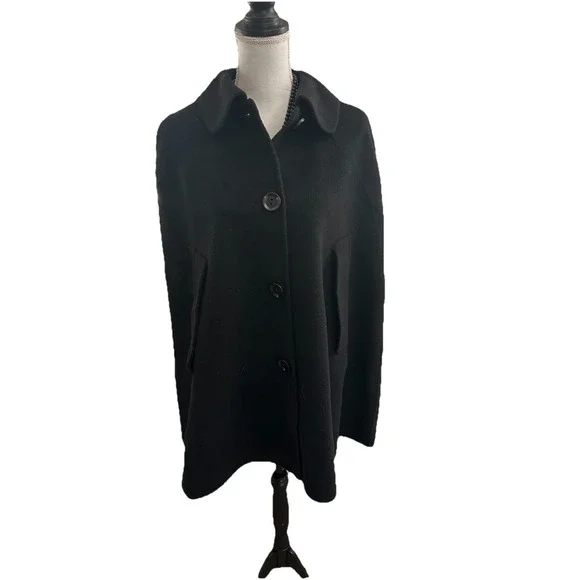Leon Max Limited Edition Cape Coat Poncho OS Button Collar Easton Studio England - Picture 1 of 10